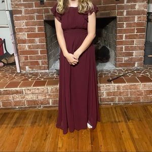 Jr. bridesmaid size 14